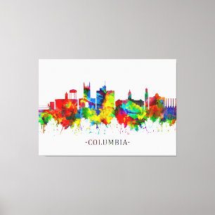 Columbia Missouri Skyline Canvas Print