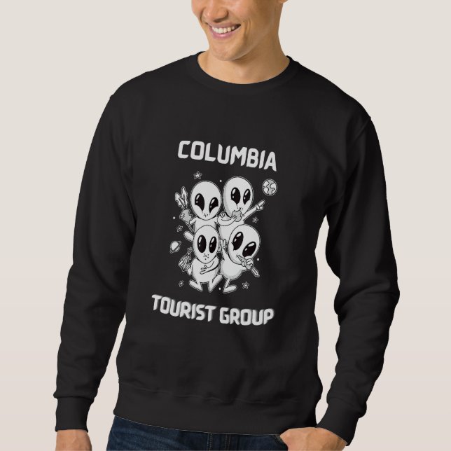 Columbia Native Pride Alien Funny State Tourist Sp Sweatshirt (Front)