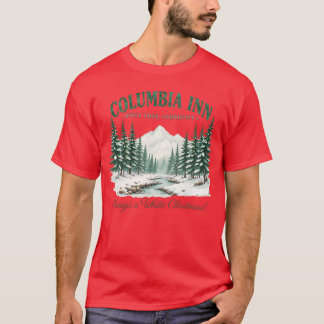 Columbia Pineree Vermont Xmas Winter Vintage Chris T-Shirt