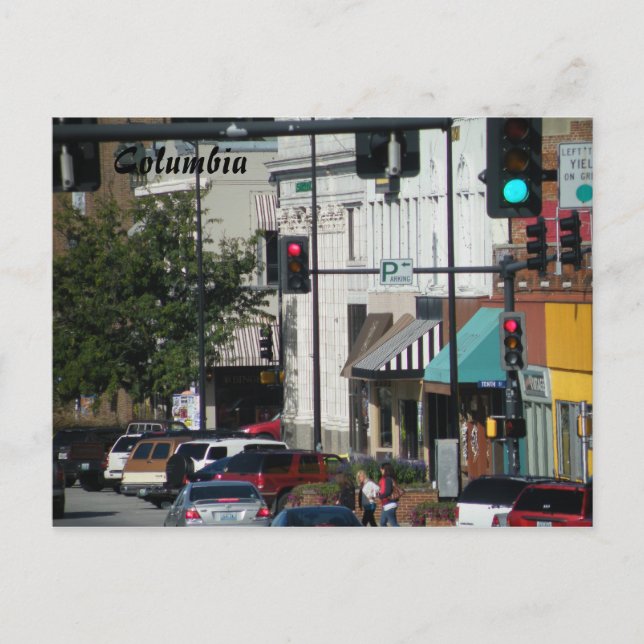 Columbia Postcard (Front)