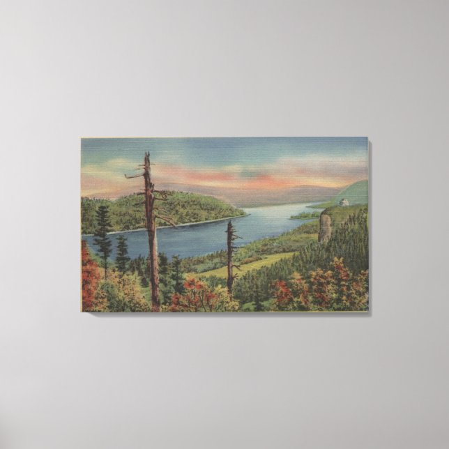 Columbia River Gorge Canvas Print (Front)