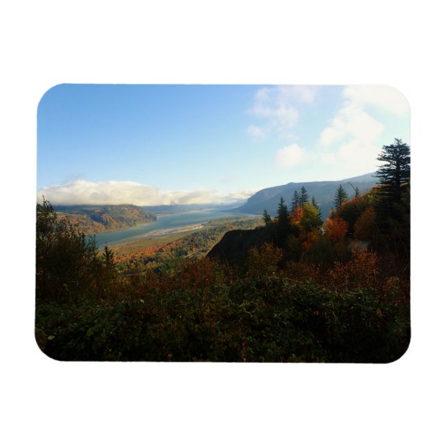 Columbia River Gorge in Autumn Magnet (Horizontal)