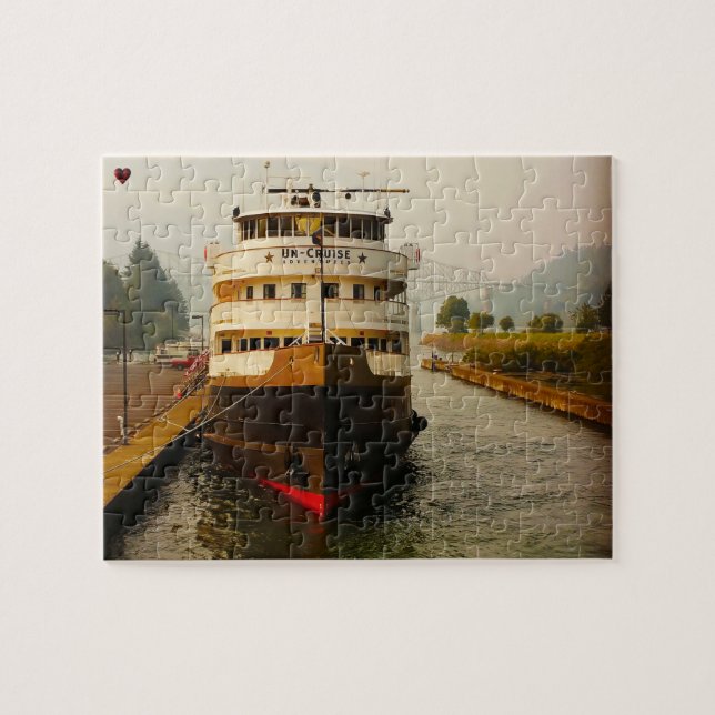 Columbia River Gorge Oregon. Jigsaw Puzzle (Horizontal)