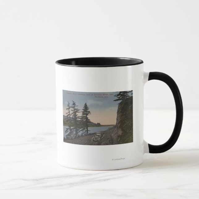 Columbia River, Oregon - Highway West of Oneonta Mug (Right)