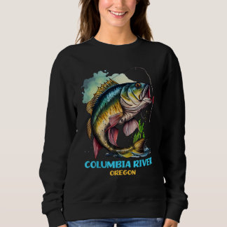 Columbia River Oregon OR Fly Fishing Fisher Flyfis Sweatshirt