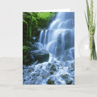 Columbia River Waterfall Fine Photo Card