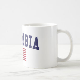 Columbia SC US Flag Coffee Mug