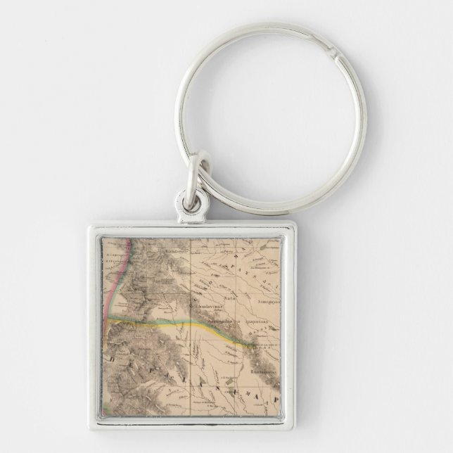 Columbia, South America 8 Key Ring (Front)