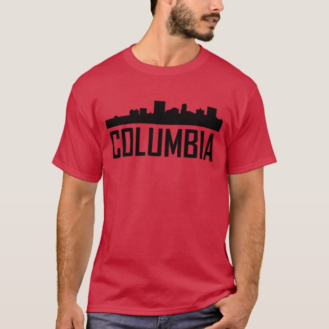 Columbia South Carolina City Skyline friends T-Shirt (Front)