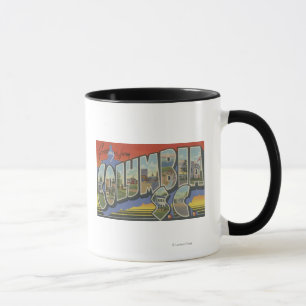 Columbia, South Carolina - Large Letter Scenes Mug