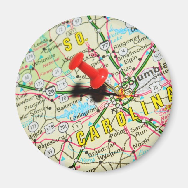 Columbia, South Carolina Magnet (Front)