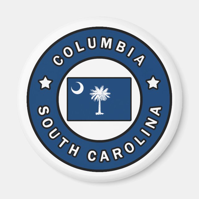 Columbia South Carolina Magnet (Front)