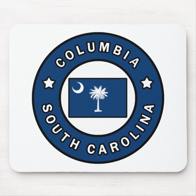 Columbia South Carolina Mouse Pad (Front)