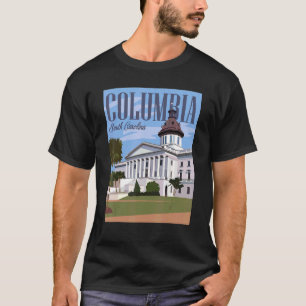 Columbia South Carolina Outdoors Exploring Camping T-Shirt