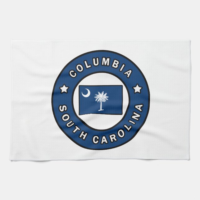 Columbia South Carolina Tea Towel (Horizontal)
