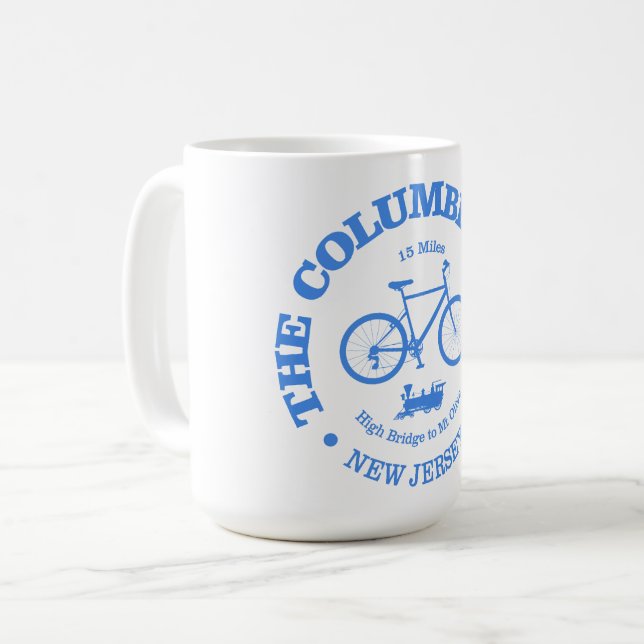 Columbia Trail (cycling) Coffee Mug (Front Left)
