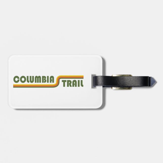 Columbia Trail New Jersey Luggage Tag (Back Horizontal)
