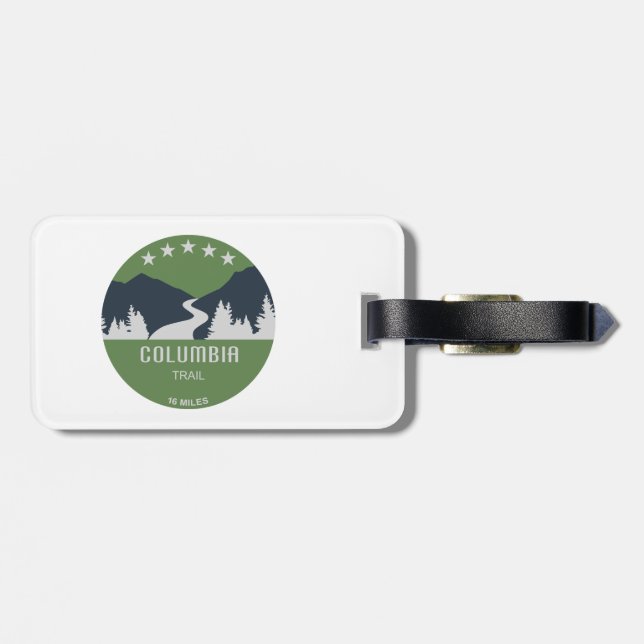 Columbia Trail New Jersey Luggage Tag (Back Horizontal)