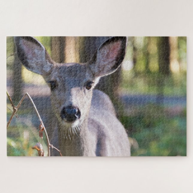 Columbian Black-tailed Doe | Washington State Jigsaw Puzzle (Horizontal)