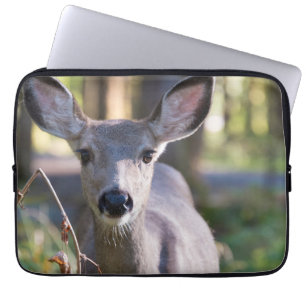 Columbian Black-tailed Doe   Washington State Laptop Sleeve