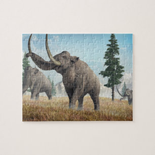 Columbian Mammoths Jigsaw Puzzle