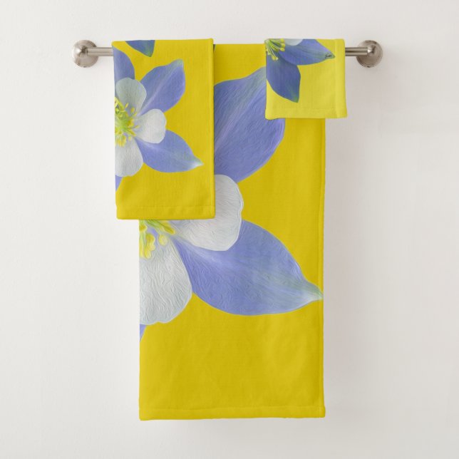 Columbine 2 bath towel set (Insitu)