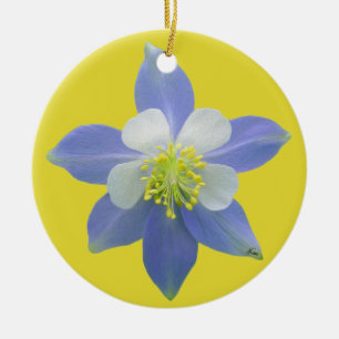 Columbine 2 ceramic tree decoration