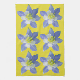 Columbine 2 tea towel