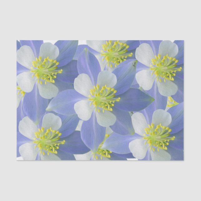 Columbine 2 tissue paper (Front)