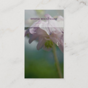 Columbine Akelei Business Card