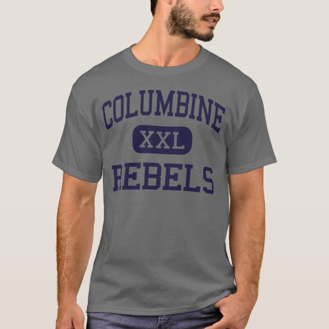 Columbine - Rebels - High - Littleton Colorado T-Shirt (Front)