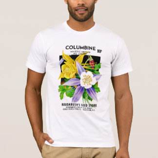 Columbine Seed Packet Label T-Shirt
