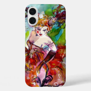 COLUMBINE / Venetian Masquerade Night iPhone 16 Plus Case