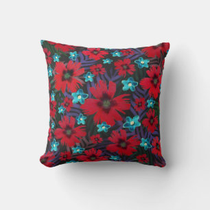 Columbines & Carnations Cushion