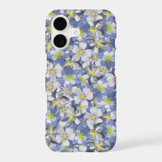 Columbines Seamless Pattern (Back)