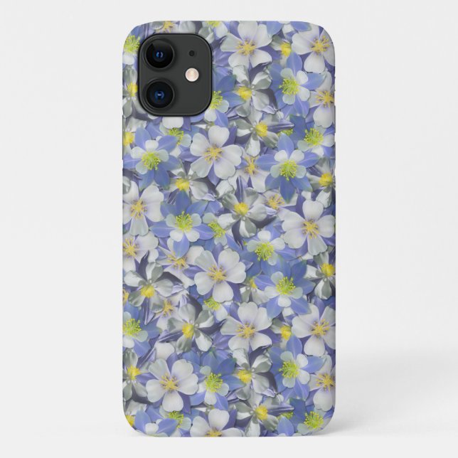 Columbines Seamless Pattern Case-Mate iPhone Case (Back)