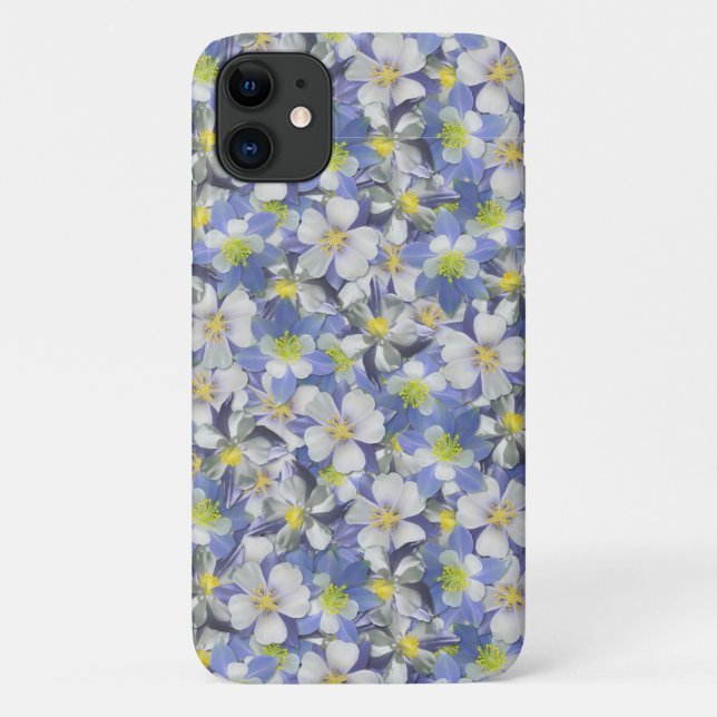 Columbines Seamless Pattern Case-Mate iPhone Case (Back)