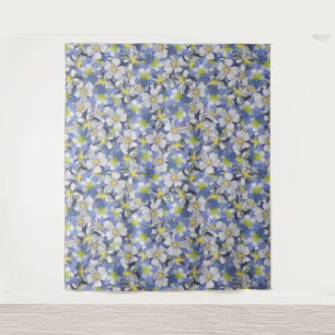 Columbines Seamless Pattern Tapestry