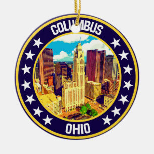 Columbus                                           ceramic tree decoration
