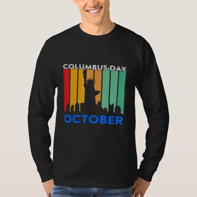 Columbus Christopher Day Explorer World Tours sinc T-Shirt (Front)