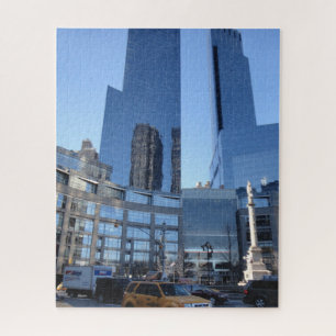 Columbus Circle Architecture New York City NYC Jigsaw Puzzle