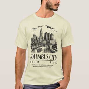 Columbus City Ohio USA T-Shirt