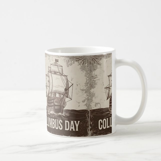 Columbus day gift Idea Coffee Mug (Right)