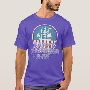 Columbus Day History Voyage American Holiday Premi T-Shirt