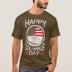 Columbus Day History Voyage American Holiday T-Shi T-Shirt
