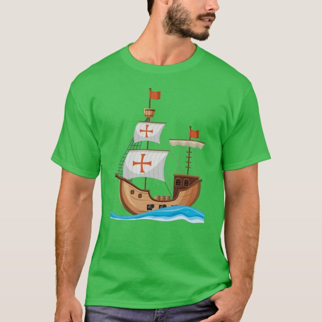 Columbus Day men's T-shirt (Front)