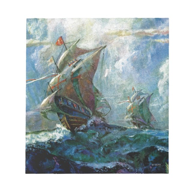 Columbus Day Notepad (Front)