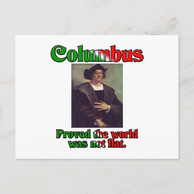Columbus Day Postcard (Front)