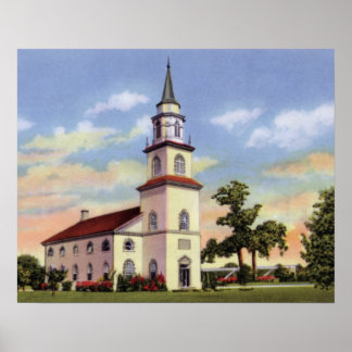 Columbus Georgia Fort Benning Chapel Poster