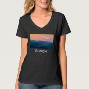 Columbus Georgia Mountain sunset hometown T-Shirt